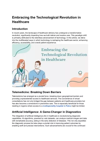 embracing the technological revolution
