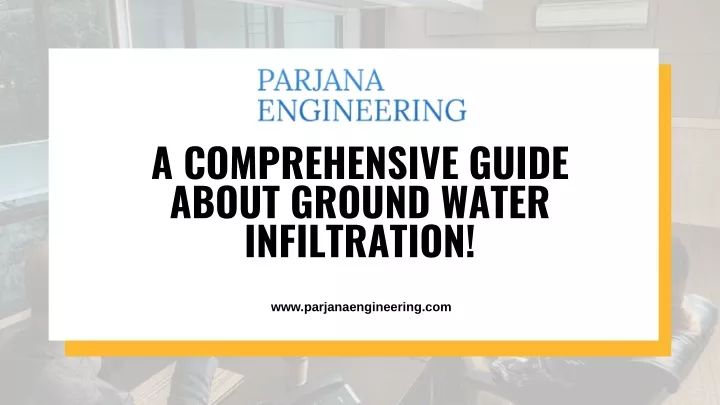 a comprehensive guide about ground water