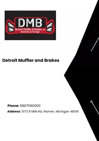 Detroit Muffler and Brakes