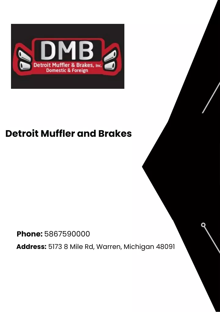 detroit muffler and brakes