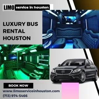 luxury bus rental houston