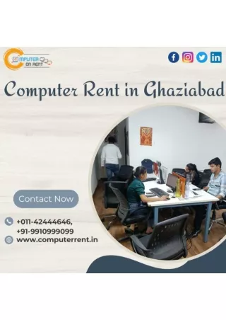 Computer on Rent in Ghaziabad
