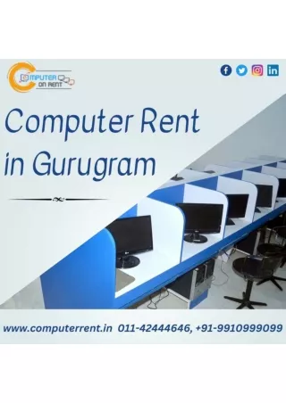 Computer on rent in Gurugram