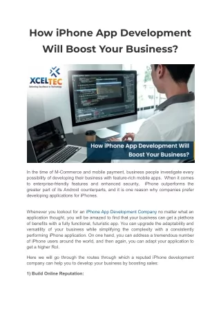 how iphone app development will boost your