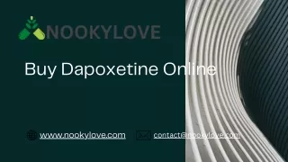 Dapoxetine Presentation