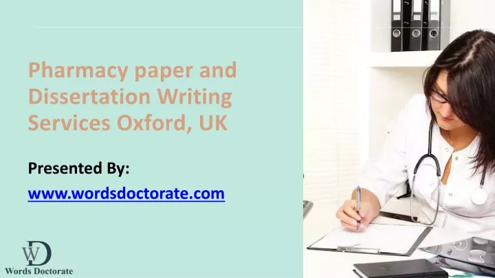 pharmacy paper and dissertation writing services