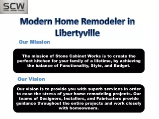 Modern Home Remodeler in Libertyville-Stone Cabinet Works