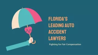Florida's Leading Auto Accident Lawyers - Fighting for Fair Compensation