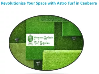 Revolutionize Your Space with Astro Turf in Canberra