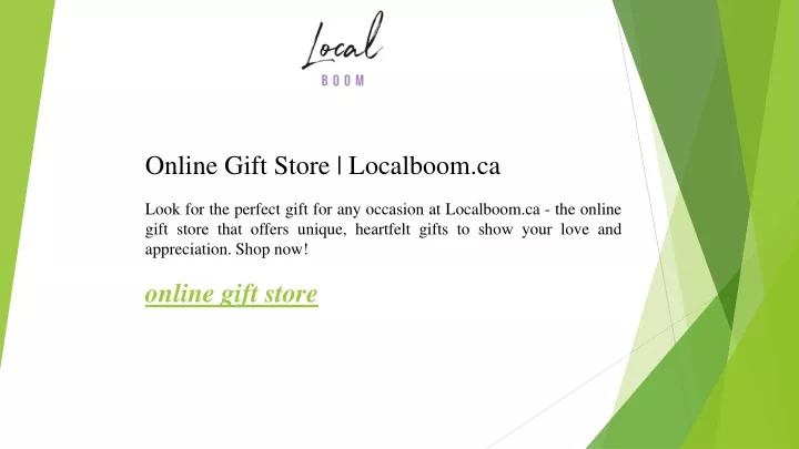 online gift store localboom ca look