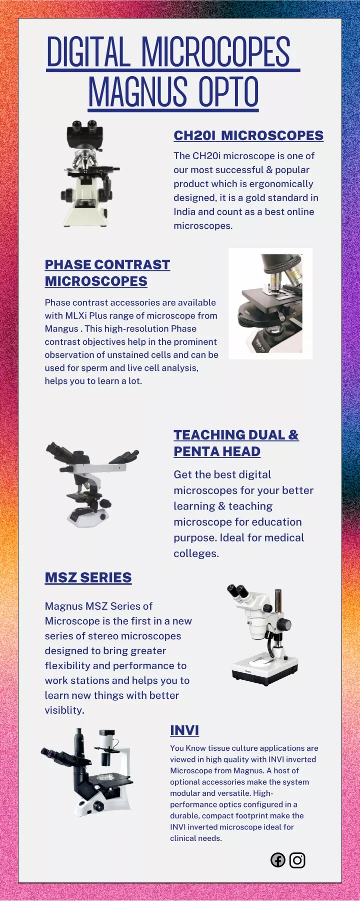 digital microcopes magnus opto