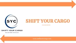 SHIFT YOUR CARGO