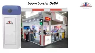 Boom Barrier Delhi Solutions by ASN Services