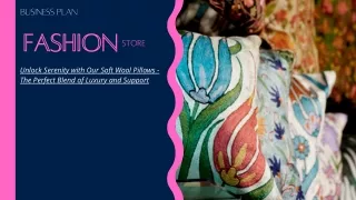 business plan fashion store
