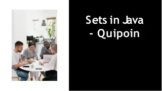 Set in Java - Quipoin