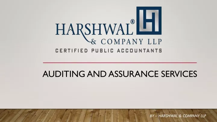 auditing and assurance services