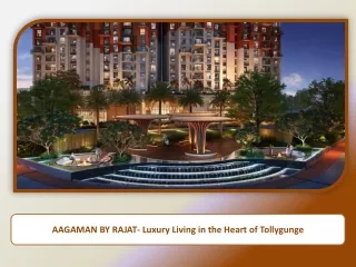 AAGAMAN BY RAJAT- Luxury Living in the Heart of Tollygunge