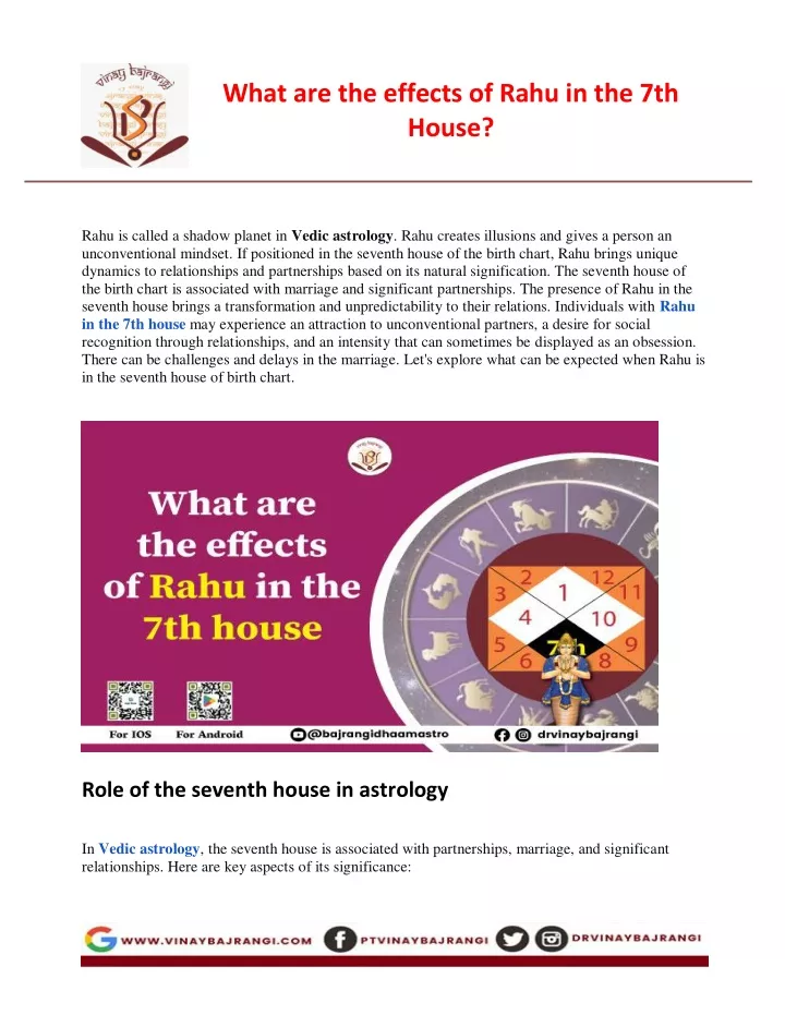 PPT What Are The Effects Of Rahu In The 7th House PowerPoint 