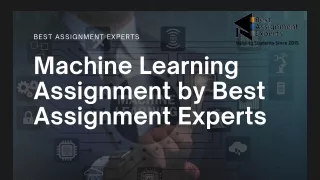 Machine Learning Assignment by Best Assignment Experts
