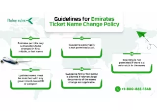 Guidelines for Emirates Ticket Name Change Policy
