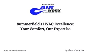 Summerfield's HVAC Excellence: Your Comfort, Our Expertise