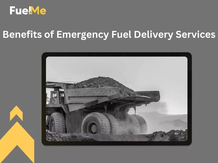 benefits of emergency fuel delivery services