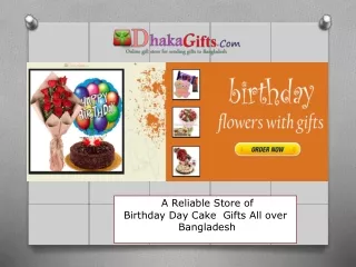 Send Birthday Flowers With Cake Dhaka Bangladesh