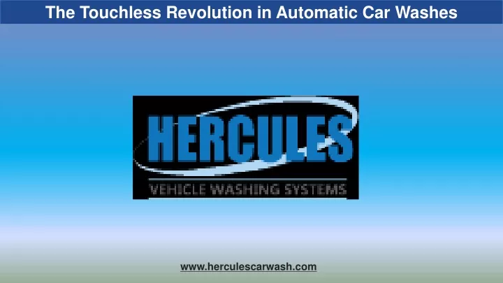 the touchless revolution in automatic car washes