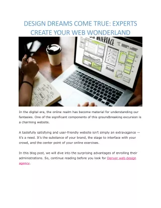 design dreams come true experts create your