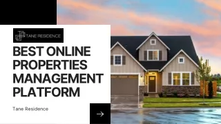 best online properties management platform