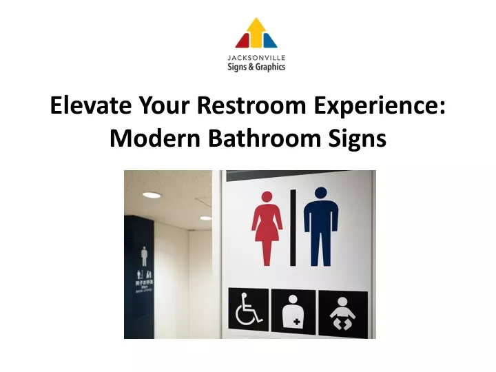 elevate your restroom experience modern bathroom signs
