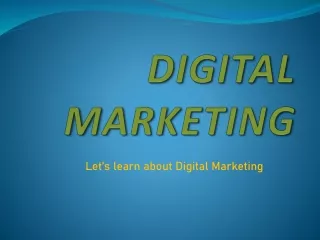 DIGITAL MARKETING