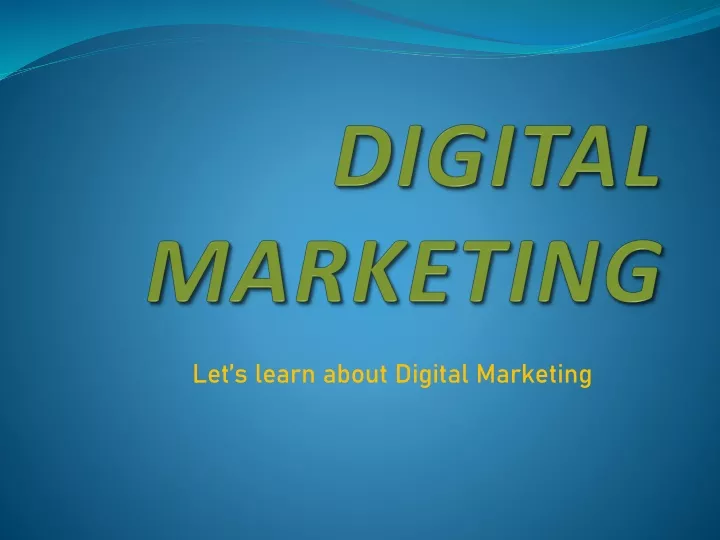 digital marketing