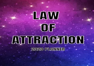 EPUB ✔READ Law Of Attraction 2020 Planner: Guided Manifestation Journal | Daily,