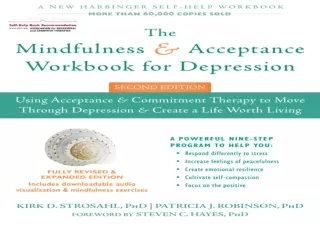 PDF/Read❤️ The Mindfulness and Acceptance Workbook for Depression: Using Acceptanc