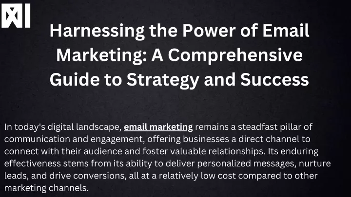 harnessing the power of email marketing