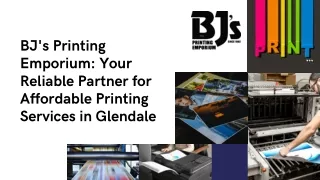 Your Reliable Partner for Affordable Printing Services in Glendale