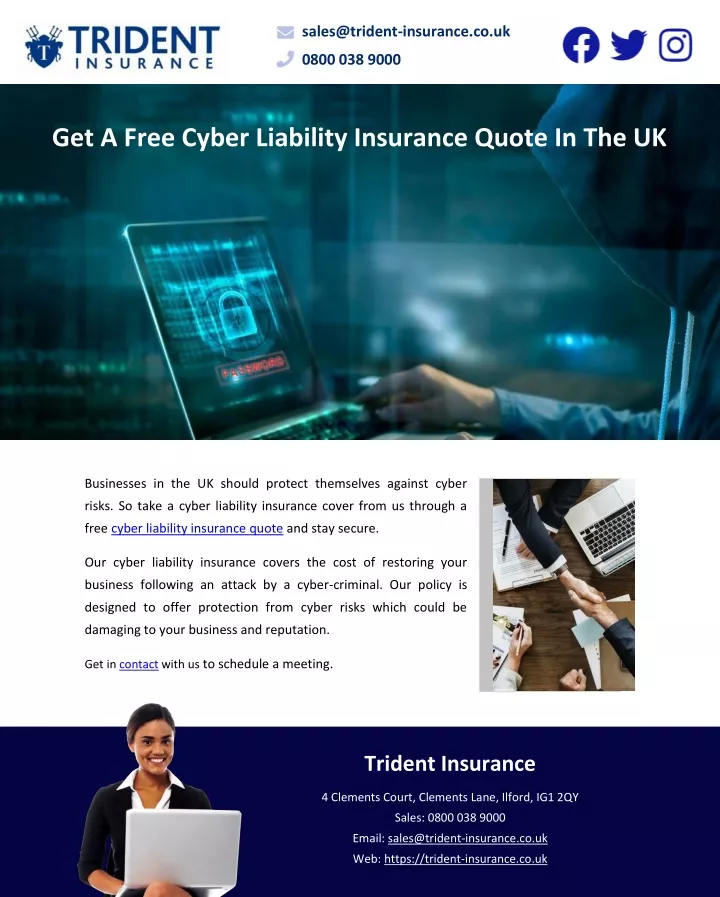 sales@trident insurance co uk