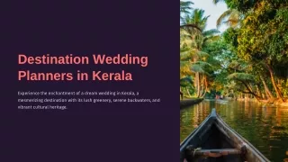 "Elegant Weddings in God's Own Country: Choosing Kerala's Best Planners"