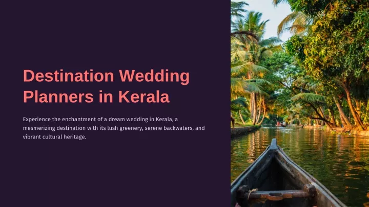 destination wedding planners in kerala