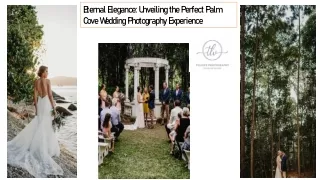 Eternal Elegance Unveiling the Perfect Palm Cove Wedding Photography Experience