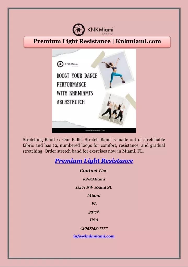 premium light resistance knkmiami com