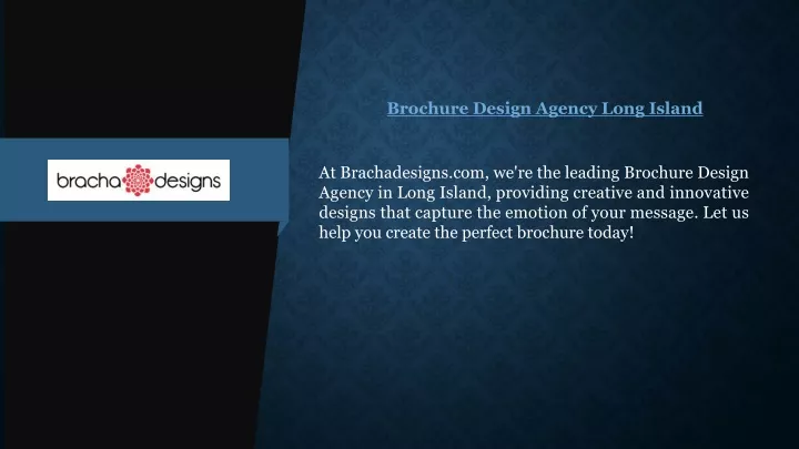 brochure design agency long island