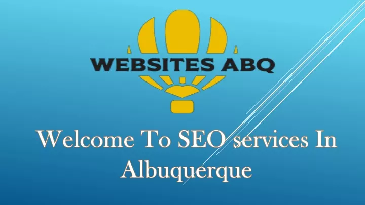 welcome to seo services in albuquerque