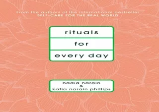 PDF/Read❤️ Rituals for Every Day
