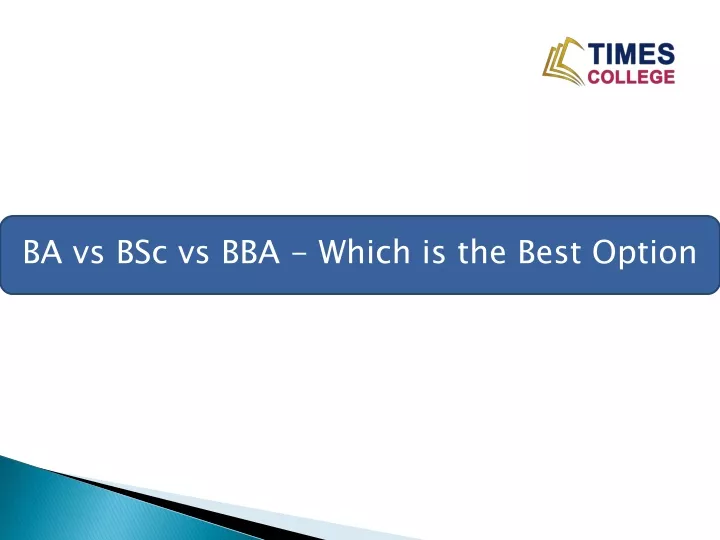 ba vs bsc vs bba which is the best option