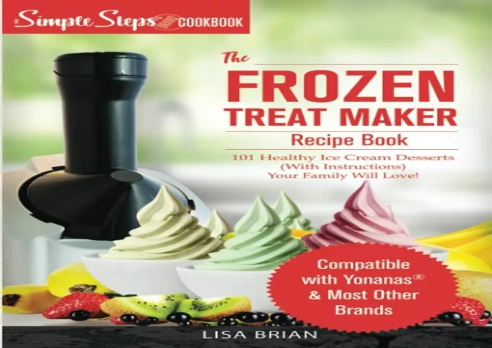 Yonanas discount recipe book