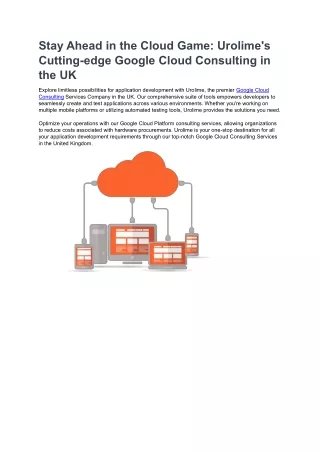 stay ahead in the cloud game urolime s cutting