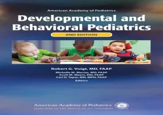 ⚡PDF ✔DOWNLOAD AAP Developmental and Behavioral Pediatrics