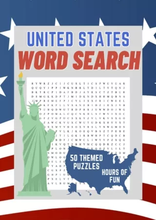 ✔Download⭐/⚡PDF United States Word Search Puzzles: 50 Puzzle Activity Book for Adults, Find